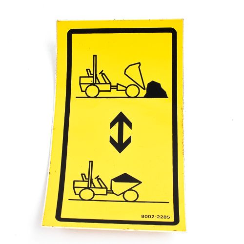 Mecalac, Benford, Terex Decal - Skip Tip OEM; 8002-2285