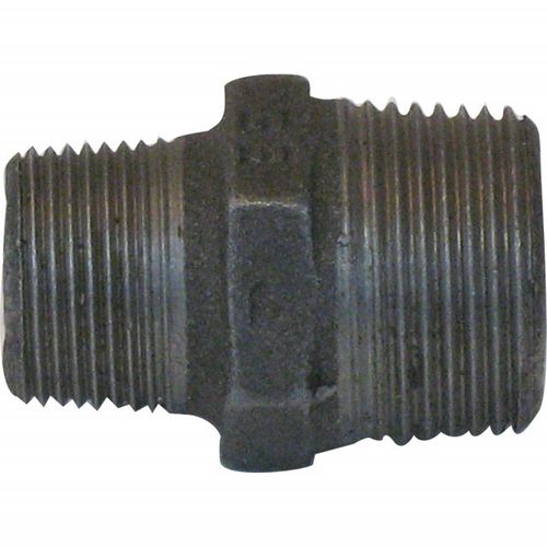 1/2" To 3/4" BSP Malleable Reducing Nipple