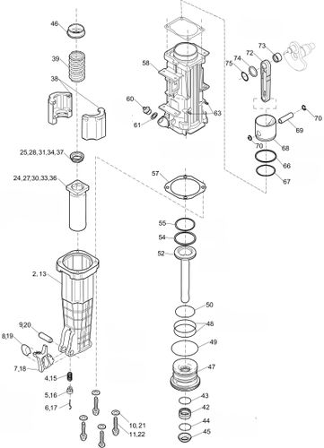 Breaker Housing, Complete