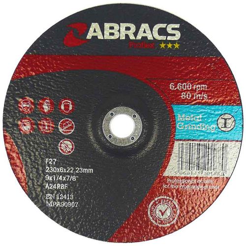 Metal Grinding Discs 230mm 9"