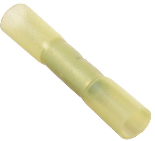 Heat Shrink Yellow Butt Crimp Terminals | 10 Pack