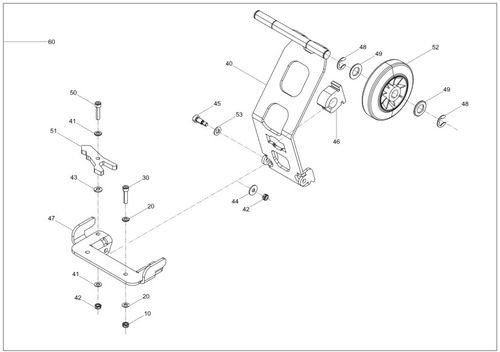 Wacker Neuson Bps1030B Transport Trolley Parts
