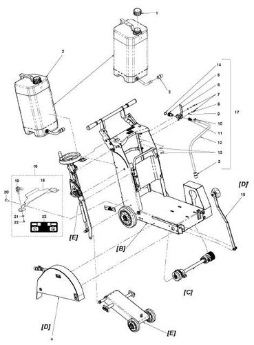 Husqvarna FS400LV Frame