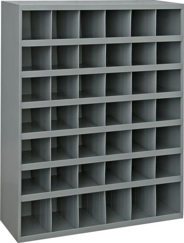 42 Bin Steel Rack