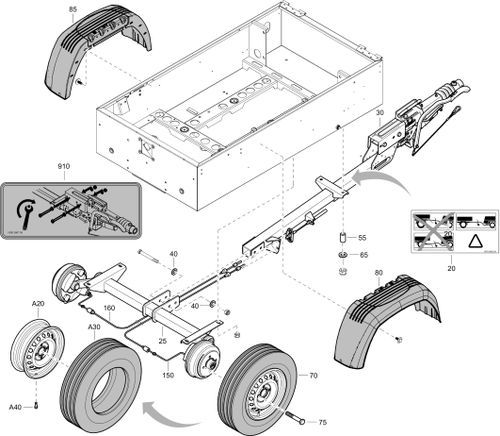 XAS68KD Undercarriage 1611718131-06