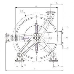 20mtr Automatic Pressure Washer Hose Reel (HPW0000)