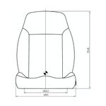 MGV25 C5 Low Profile Cloth Seat (HTL0083)