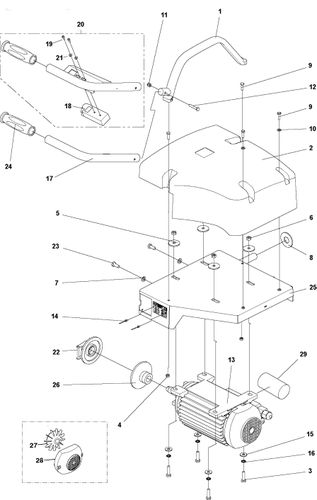 Motor 230V Kit