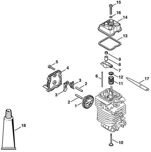 Stihl HL95 Valve Timing Gear Parts