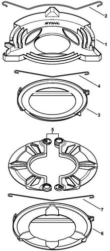 Stihl FS90 Transport Guard Parts