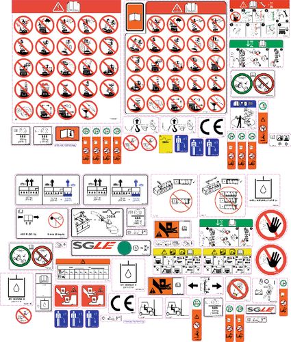 Skyjack Sj3226 Safety Decal Kit