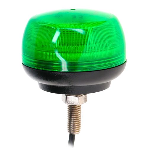 Mini LED Beacon Single Bolt - Green