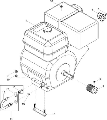 Wacker BFS1345AB Engine