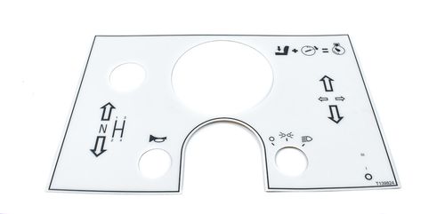 Terex Mecalac Ta5 Ta6 Dash Decal Rta Lights OEM; T139824