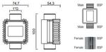 Adblue Flow Meter 1" BSP (HOL0187)