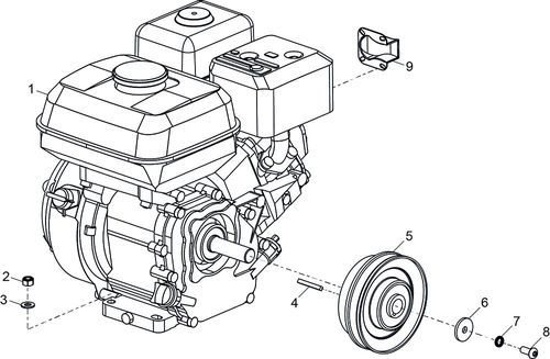 Belle PCLX 32, 32S 40 Engine & Drive Kit