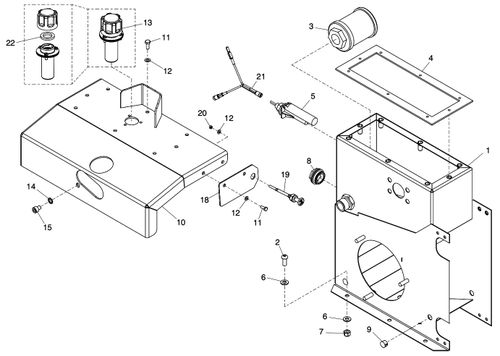 Belle Major 30 - 140 Hydraulic Tank