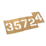 76mm Zinc Stencils Set Numbers