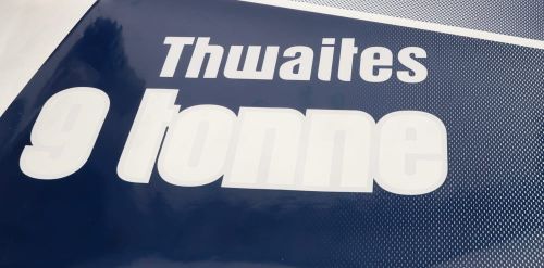 Thwaites 9 Tonne Engine Cover Decal OEM: T106673