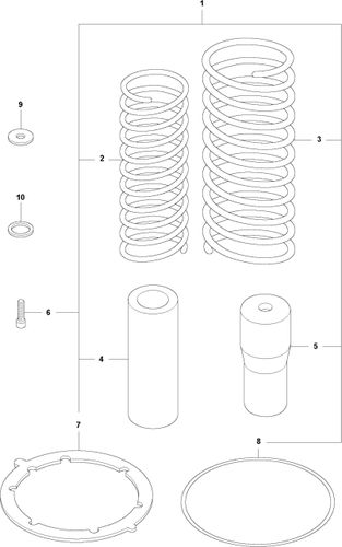 Husqvarna LT6005 Guide Leg Repair Kit