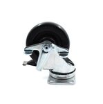 Genie Sl Front Caster Wheel 4" Wheel With Brake OEM Number: 6109Gt (HAC0237)