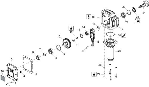 Belle RTX 60 Gearbox