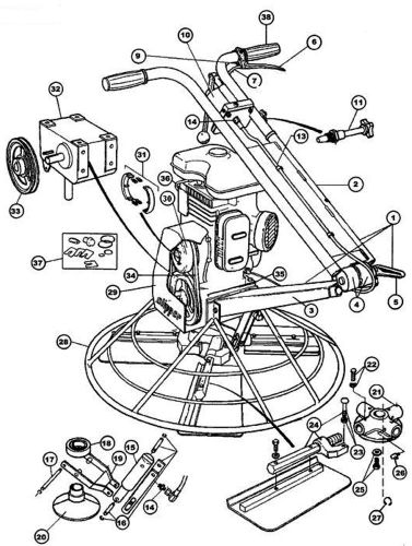 Norton Clipper MTA 36 Powerfloat Parts