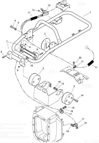 Bomag BT60/4 Steering Handle