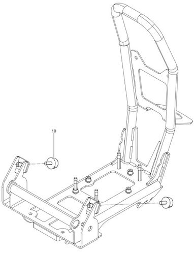 Wacker Neuson Bps1030B Handle Buffer