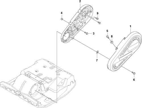 Husqvarna LF75 Belt Guard