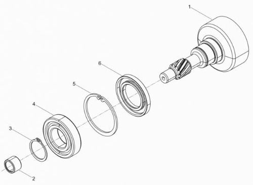 Wacker BS50-2Plus Clutch Drum