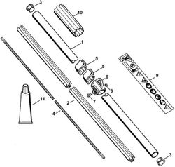 Drive Tube Assembly 25.4mm/1"