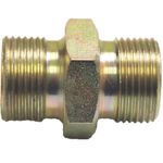 1/4" - 1/4" BSP Male/Male Hydraulic Adaptor