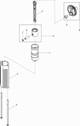 Wacker Neuson BH55 Cylinder Guide