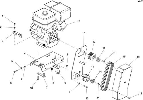 Belle Compact 350X Engine