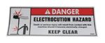 Decal - Danger Electric Hazard