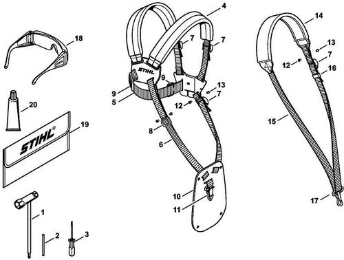 Stihl FS130 Tools & Extras Parts