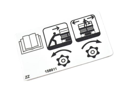 Skyjack Decal OEM: 158911