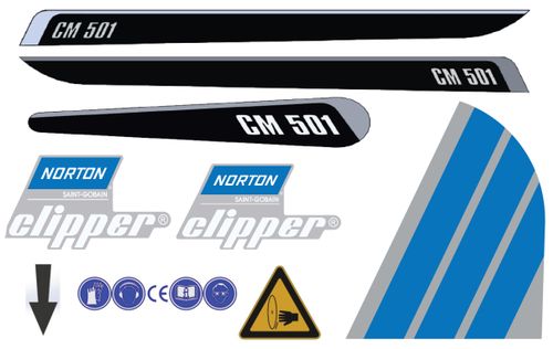 Clipper CM501 Sticker Set