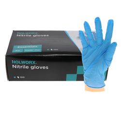 Blue 'Essentials' Nitrile Gloves - XL 100 Pack