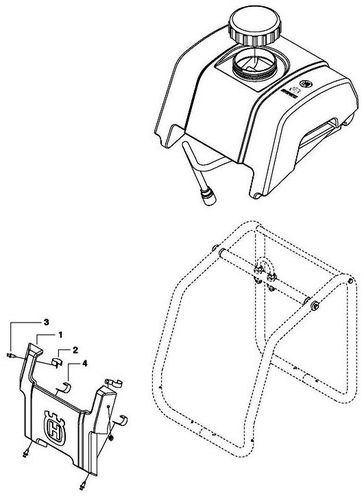 Husqvarna FS524 Water Tank & Nose Piece