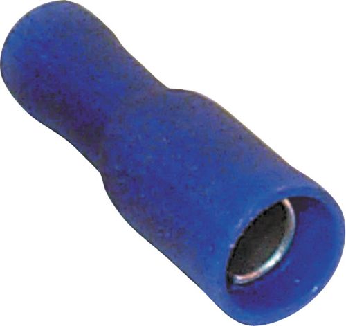 Blue Bullet Connectors Female 100Pk
