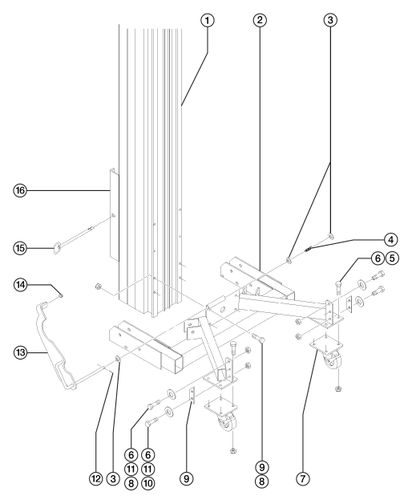 Sla20 / 25 Long Hold Down Kit