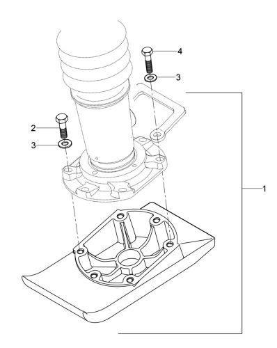 Wacker BS50-2I 6" Cast Ramming Shoe Kit