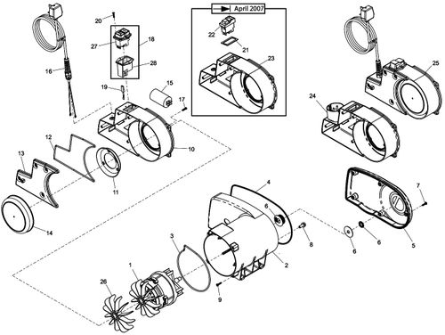 Belle Minimix 150 Electric Motor After April 2002