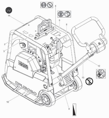 Wacker Neuson DPU3050H Decals