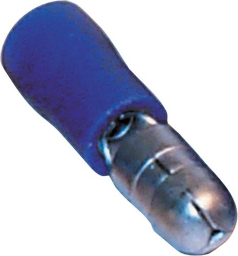 Blue Bullet Connectors Male 100Pk
