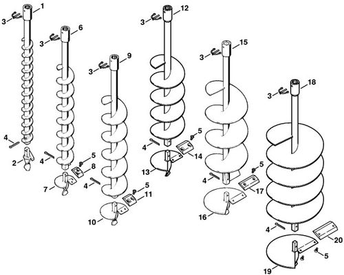 Stihl BT121 Earth Augers