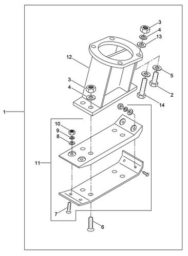 Wacker BS50-2I Ramming Shoe Extension Kit