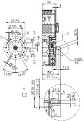 Hatz 1B20-6 Engine dims